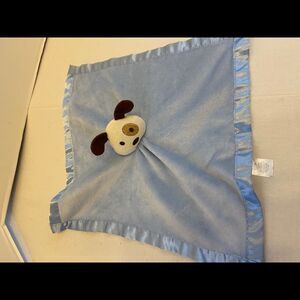 Nursery rhyme blankie dog rattle‎ silky side